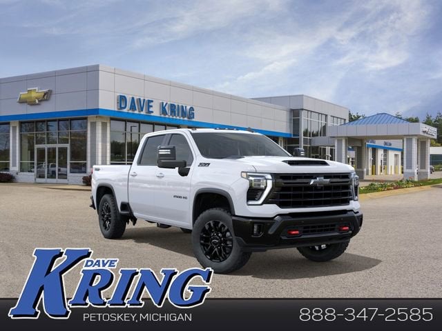 2026 Chevrolet Silverado 2500 HD LT in Summit White — front three-quarter view