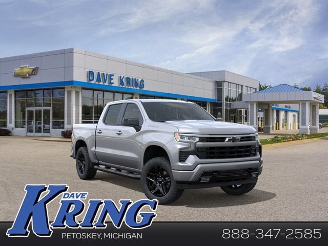 2026 Chevrolet Silverado 1500 RST in Sterling Gray Metallic — front three-quarter view