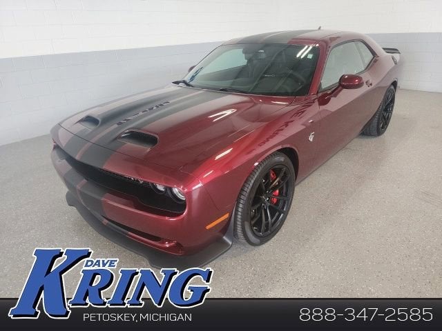 2023 Dodge Challenger SRT Hellcat Jailbreak in Red — front three-quarter view