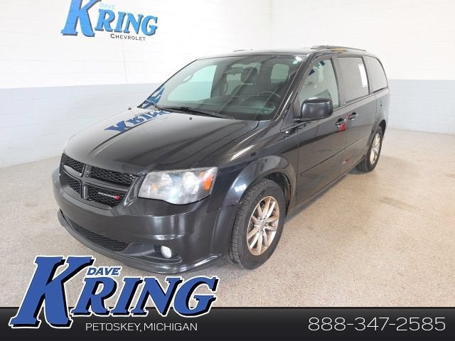2014 Dodge Grand Caravan R/T in Black — front three-quarter view