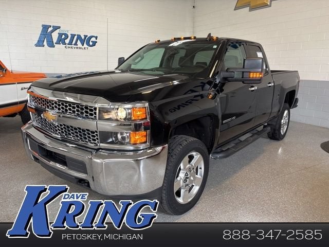2019 Chevrolet Silverado 2500 HD Work Truck in Black — front three-quarter view