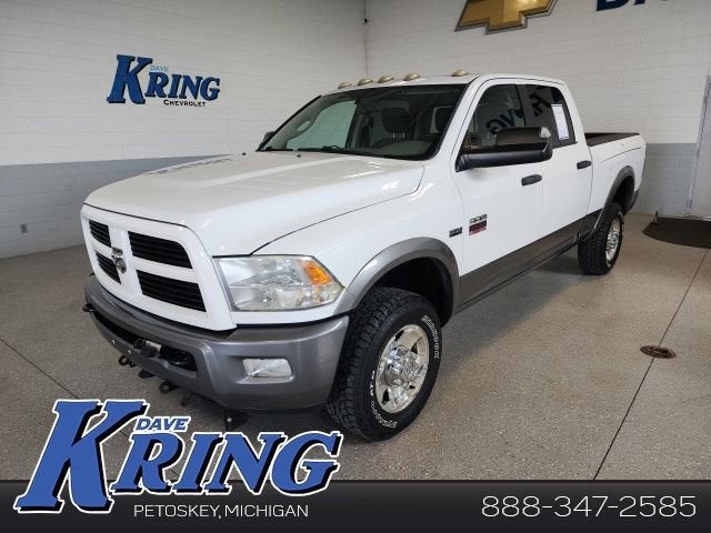 2012 RAM 2500 SLT in White — front three-quarter view