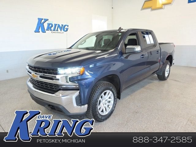 2022 Chevrolet Silverado 1500 LTD LT (2FL) in Northsky Blue Metallic — front three-quarter view