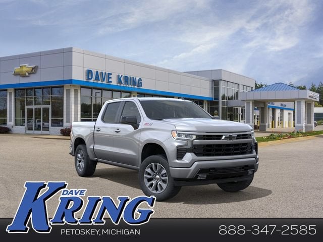 2026 Chevrolet Silverado 1500 RST in Sterling Gray Metallic — front three-quarter view
