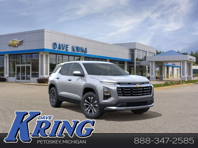 2027 Chevrolet Equinox AWD LT in Sterling Gray Metallic — front three-quarter view