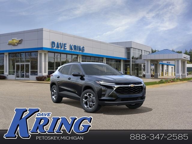 2026 Chevrolet Trax LT in Mosaic Black Metallic — front three-quarter view