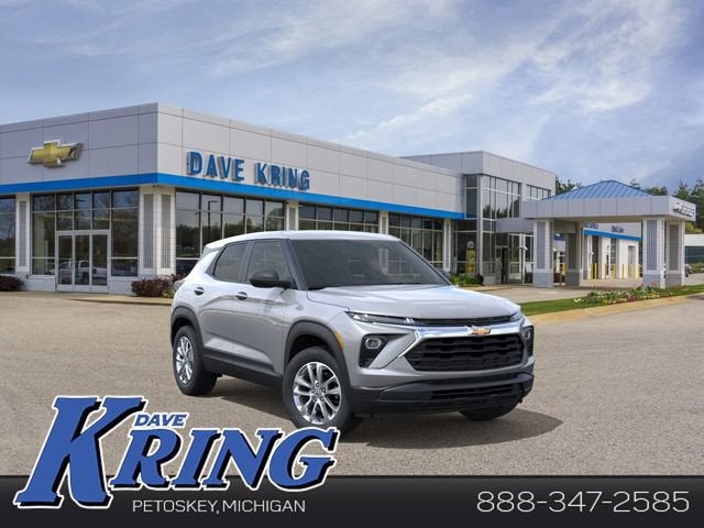 2026 Chevrolet Trailblazer LS in Sterling Gray Metallic — front three-quarter view